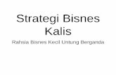 Strategi Bisnes Kalis - Produk X