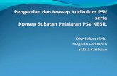Pengertian dan Konsep Kurikulum PSV serta Konsep Sukatan Pelajaran PSV KBSR.