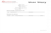 Software Development : User Story Form - Template