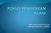 Fokus pendidikan islam