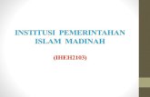 Institusi Pemerintahan Islam Madinah