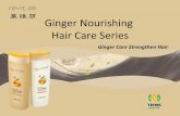 Ginger nourishing hair care series tiens