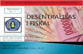 Desentralisasi fiskal-Pertemuan ke II- MK P4D