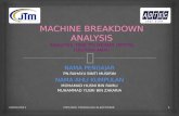 Machine breakdown analysis