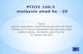 PITOS106 Malaysian Abad ke-20
