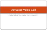 Actuator voice coil pd hamilton c2