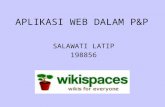 Aplikasi web dalam P&P - WIKISPACE