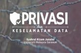 Privasi dan keselamatan data