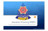 Jawatan Kosong MBPJ - Majlis Bandaraya Petaling Jaya