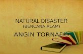 Natural disaster angin tornado