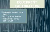 equipment calibration