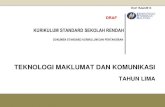 Dokumen standard teknologi maklumat dan komunikasi tahun 5 (terbaharu)