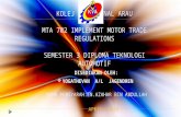 Yogathevan Presentation1 Implemental Motor Trade Regulation