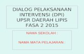 Tapak DPI UPSR PPD Lipis 2015.ppt