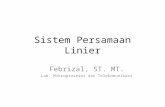 2_Sistem Persamaa Linier