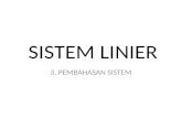 Sistem Linier 3x