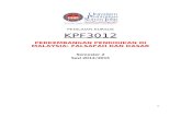 Penilaian Kursus KPF3012 SEM 2 201415