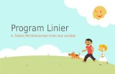 Program Linier Presentasi