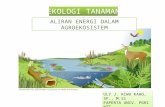 Ekologi Tanaman 1 - Aliran Energi