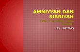Amniyyah Dan Sirriyah