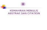 Panduan Menulis Citation
