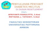 Penyuluhan Penyakit Diabetes Melitus