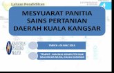 Mesyuarat Panitia Sains Pertanian Daerah Kuala Kangsar2015
