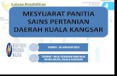 Mesyuarat Panitia Sains Pertanian Daerah Kuala Kangsar2014