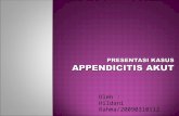 Presus - Appendicitis