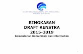 Ringkasan Draft Renstra Kemkominfo Tahun 2015--2019