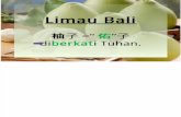 Limau Bali+ Teh=makanan kuih bulan
