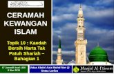 Kaedah Bersih Harta Tak Patuh Shariah Part 1