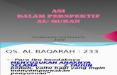 Asi Dalam Perspektif Al- Quran