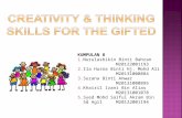 Group 8-Creativity & Thinking Skills for the Gifted