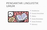 Pengantar linguistik umum