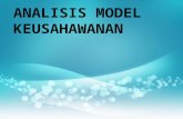 analisis model keusahawanan