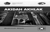 Buku Akidah Akhlak MA 10 Guru