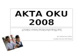 Akta Oku 2008 (Print)