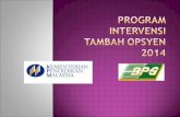 Program Intervensi Tambah Opsyen 2014 Sjkc 2