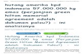 Hutang Amerika Kpd Indonesia 57.000.000 Kg Emas (Perjanjian Green Hilton Memorial Agreement..