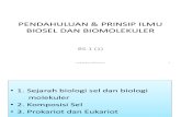 1. Pendahuluan & Prinsip Ilmu Biosel Dasn Biomolekuler