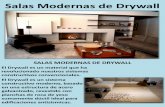 Salas Modernas de Drywall