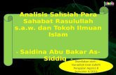 Analisis Tokoh Saidina Abu Bakar