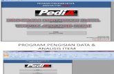 Program Pengisian Data Dan Analisis Item Pedia