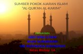 Sumber Pokok Ajaran Islam