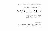 Pelajaran TIK (MS Word 2007)