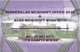 Asas Microsoft Word 2010