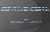 Pengontrolan Lampu Menggunakan Smartphone Android via Bluetooth
