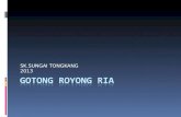 Gotong Royong Ria..