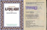 Tarjemah Fiqhul Akbar Karya Imam Asy-Syafi'i
